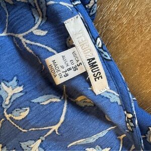 Amuse Blue Floral Dress